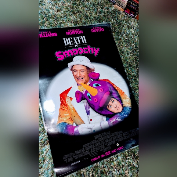 Vintage 2002 Death To Smoochy Video Store Movie Promo Poster Laminated - Picture 2 of 8